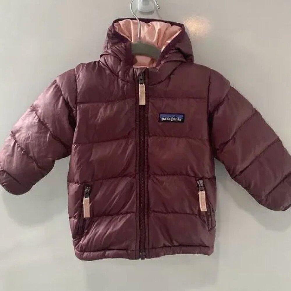 Patagonia hi loft purple baby girls winter jacket